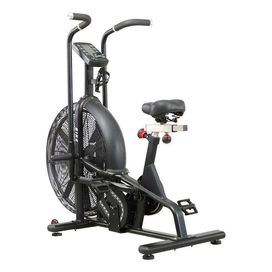 Air bike Hakon vista de lado com o ventilador em destaque