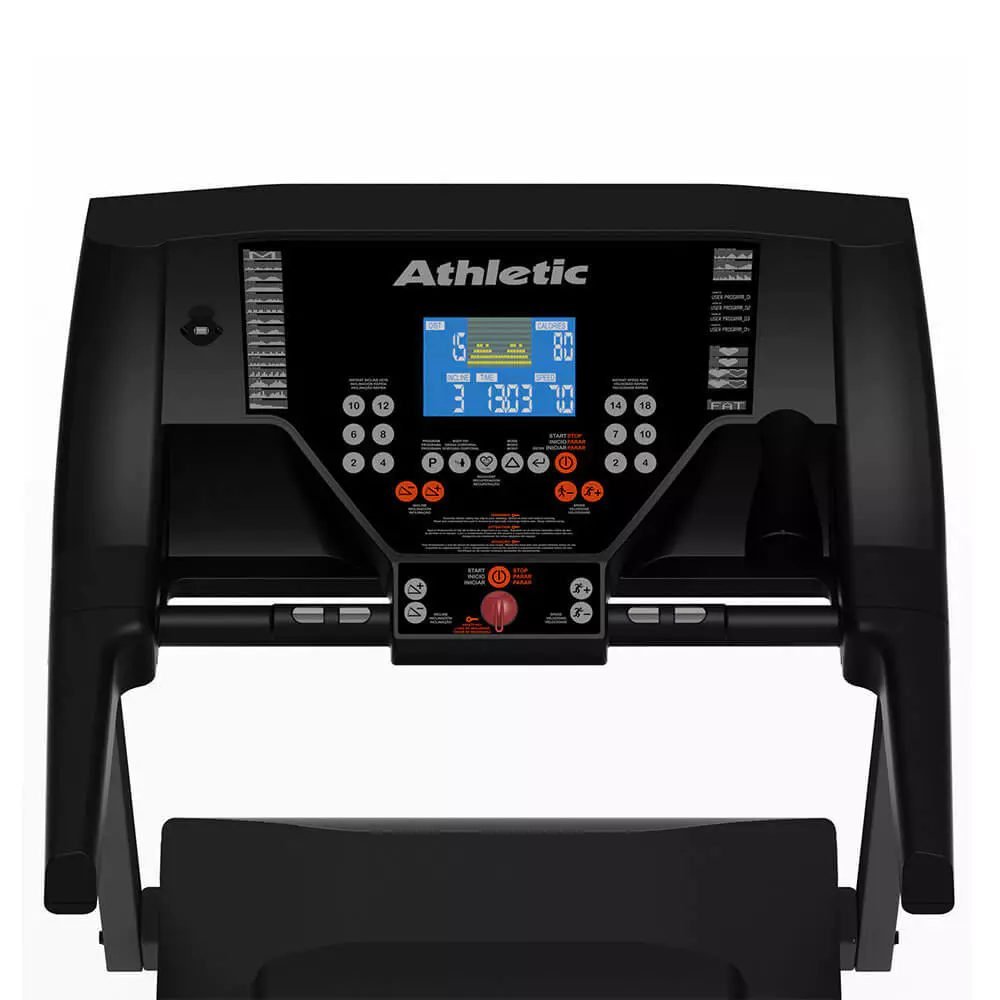 Esteira Athletic Amazon 3.0TI — detalhe da lona