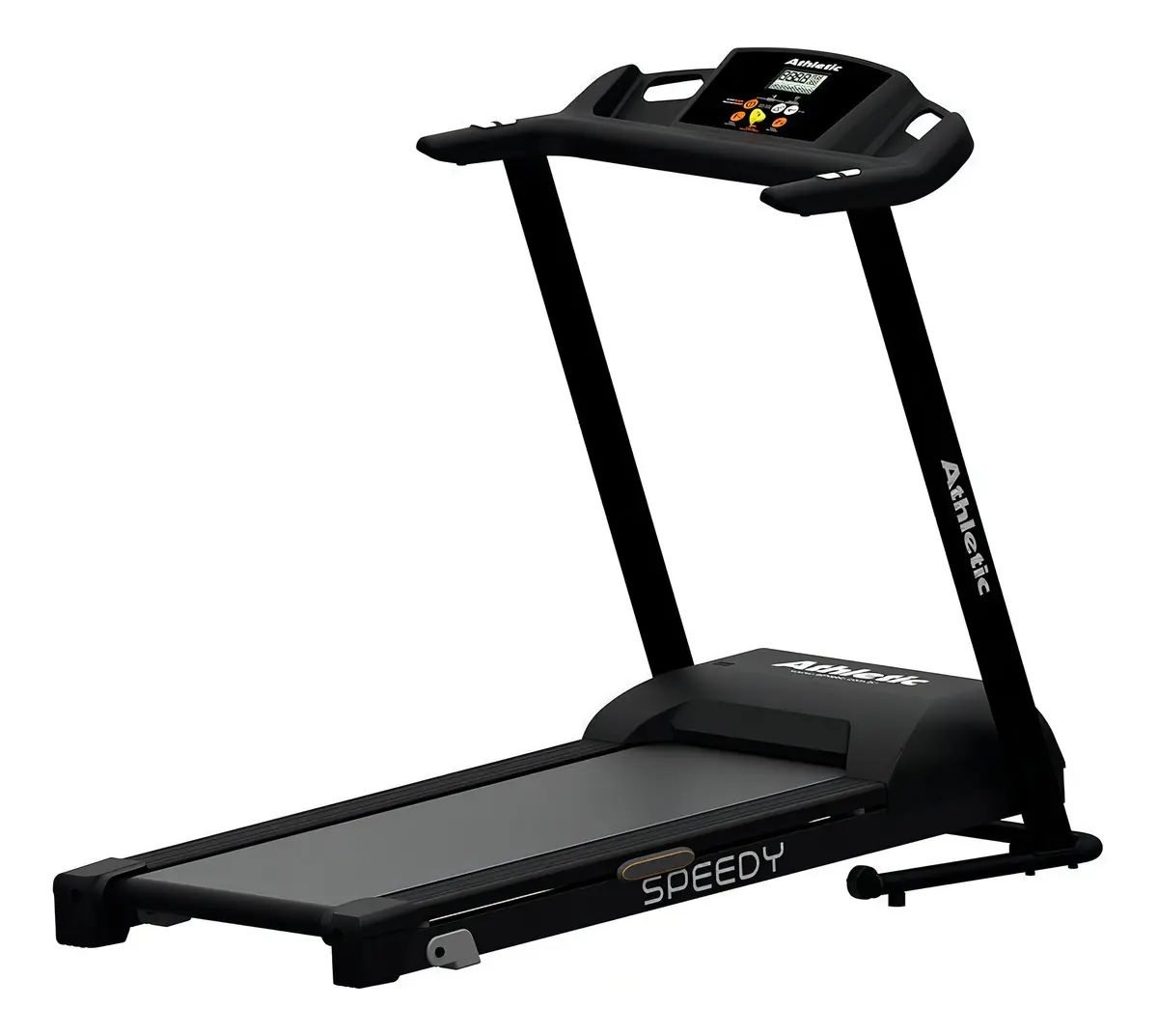 Esteira Athletic Speedy 14km/h — vista em perspectiva