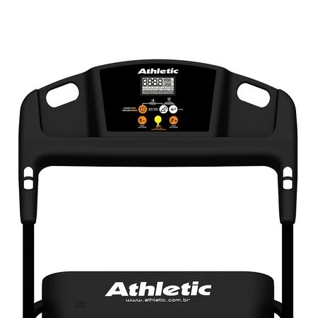 Esteira Athletic Speedy 14km/h — vista lateral, uma das melhores esteiras para correr