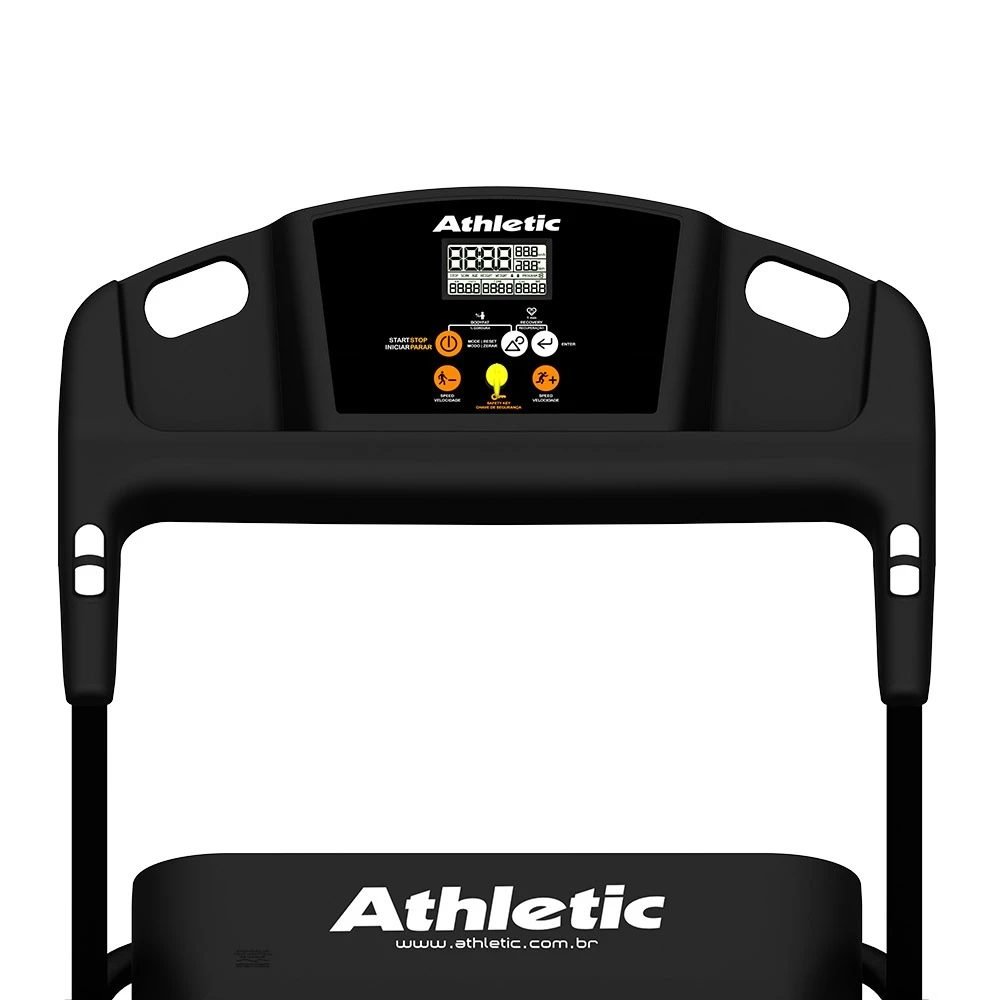 Esteira Athletic Speedy 14km/h — detalhe da lona