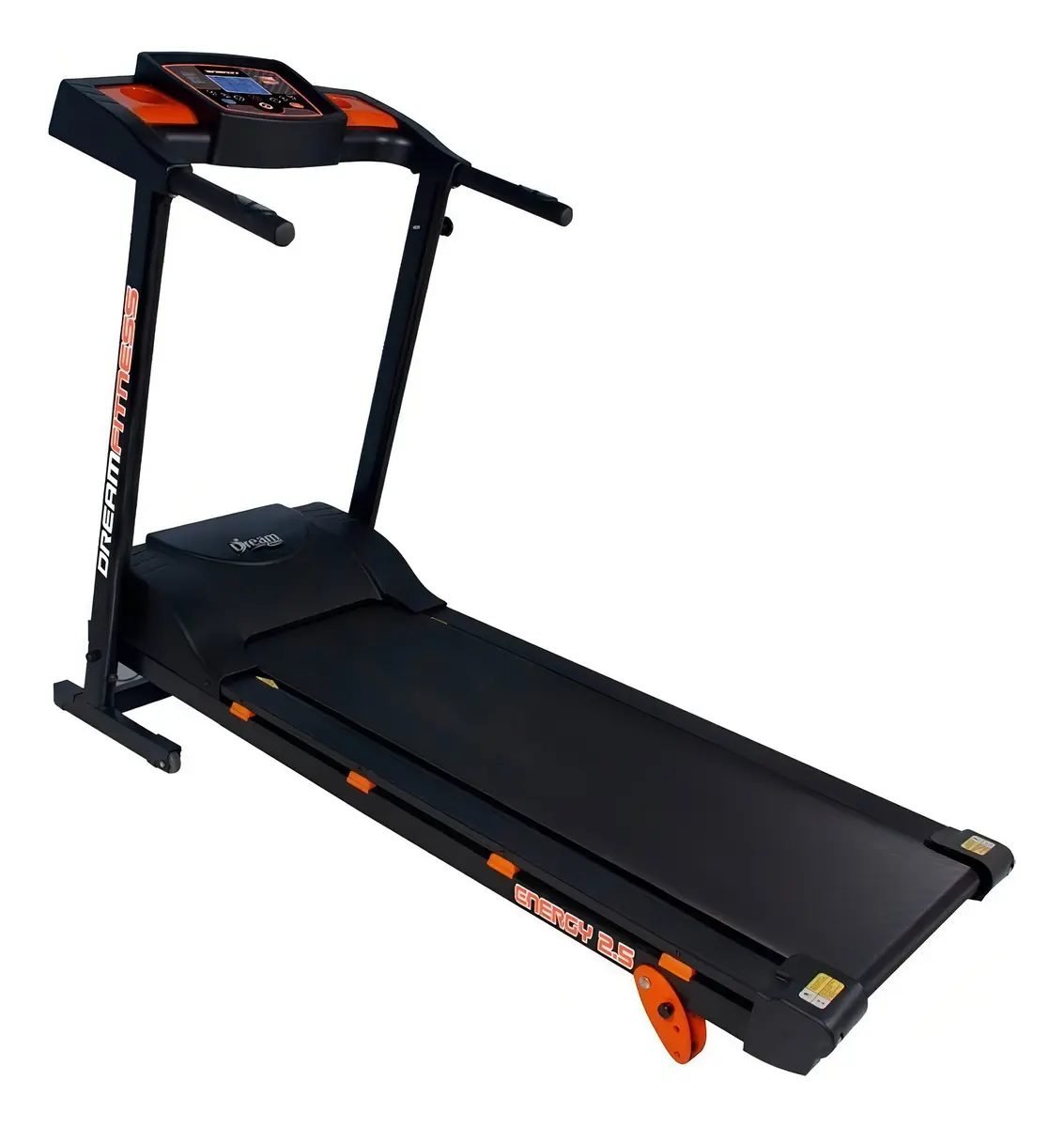 Esteira Dream Fitness Energy 2.5 — vista lateral, uma das esteiras mais bem avaliadas