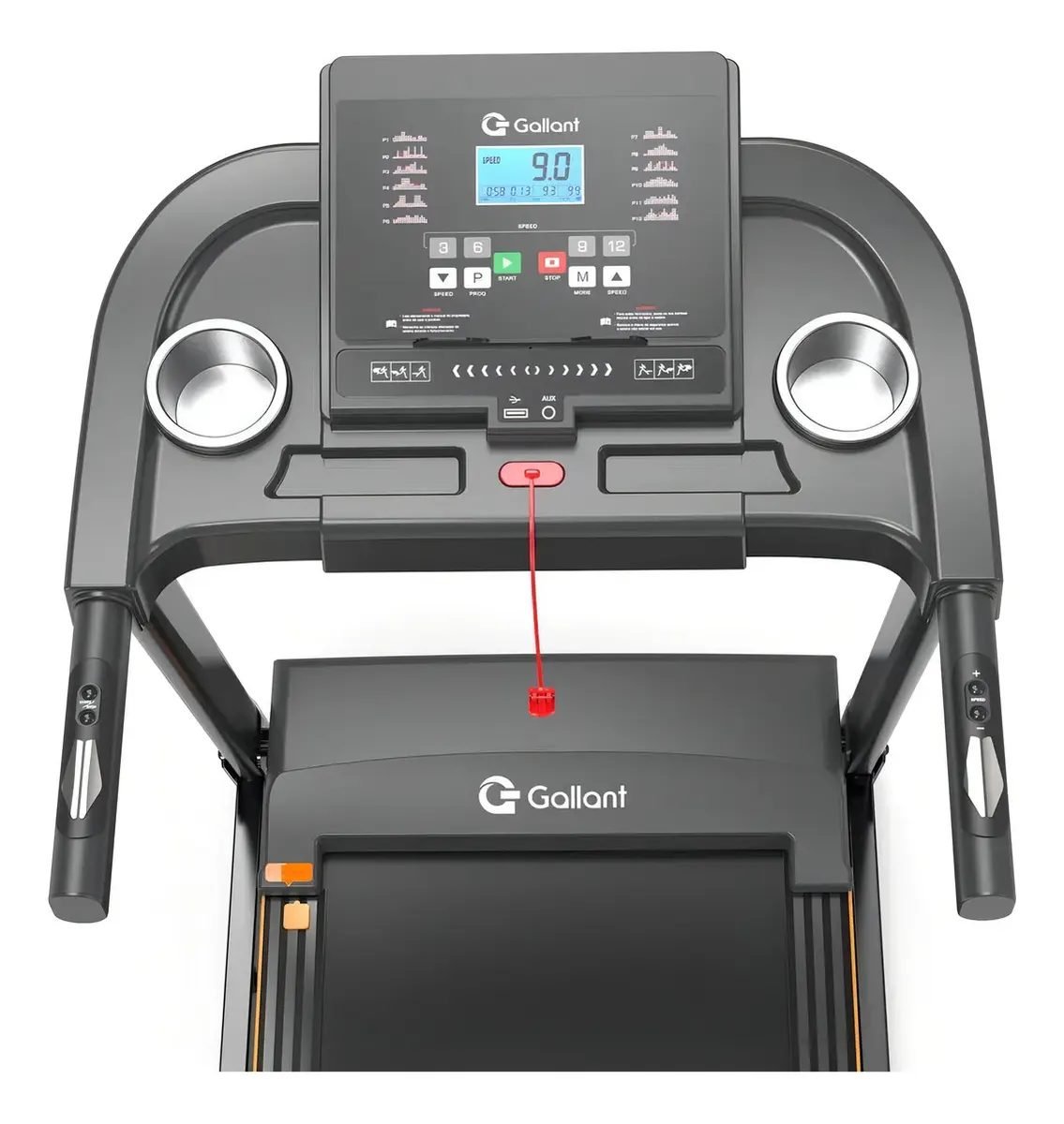 Painel daesteira para perder barriga Gallant Elite 2.5 hp