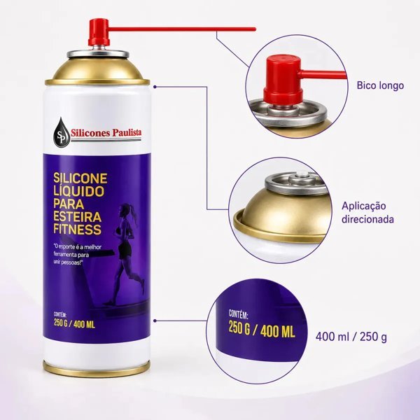 Detalhe do bico longo do aerossol