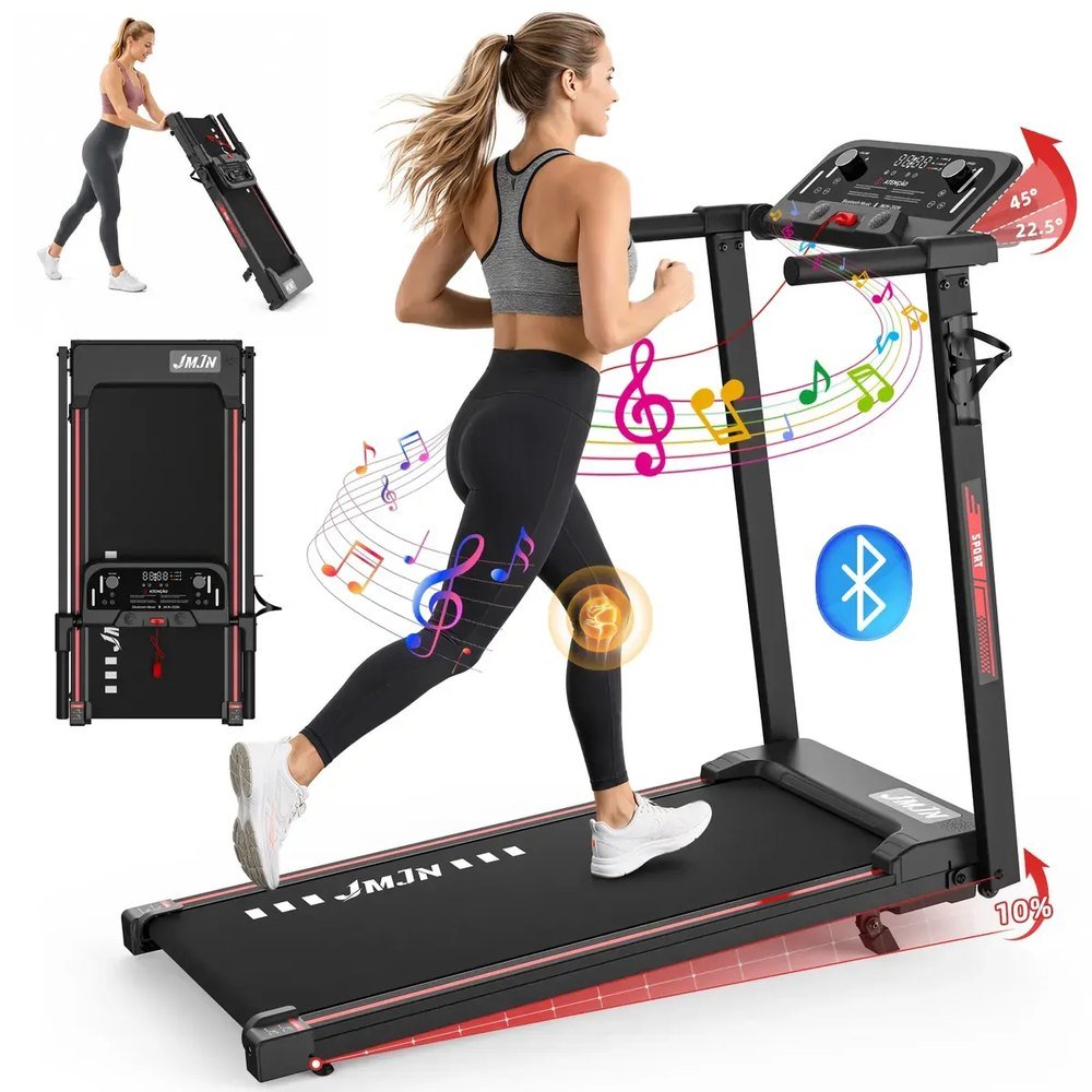 Esteira Ergométrica 14km Dobrável 120kg com Bluetooth