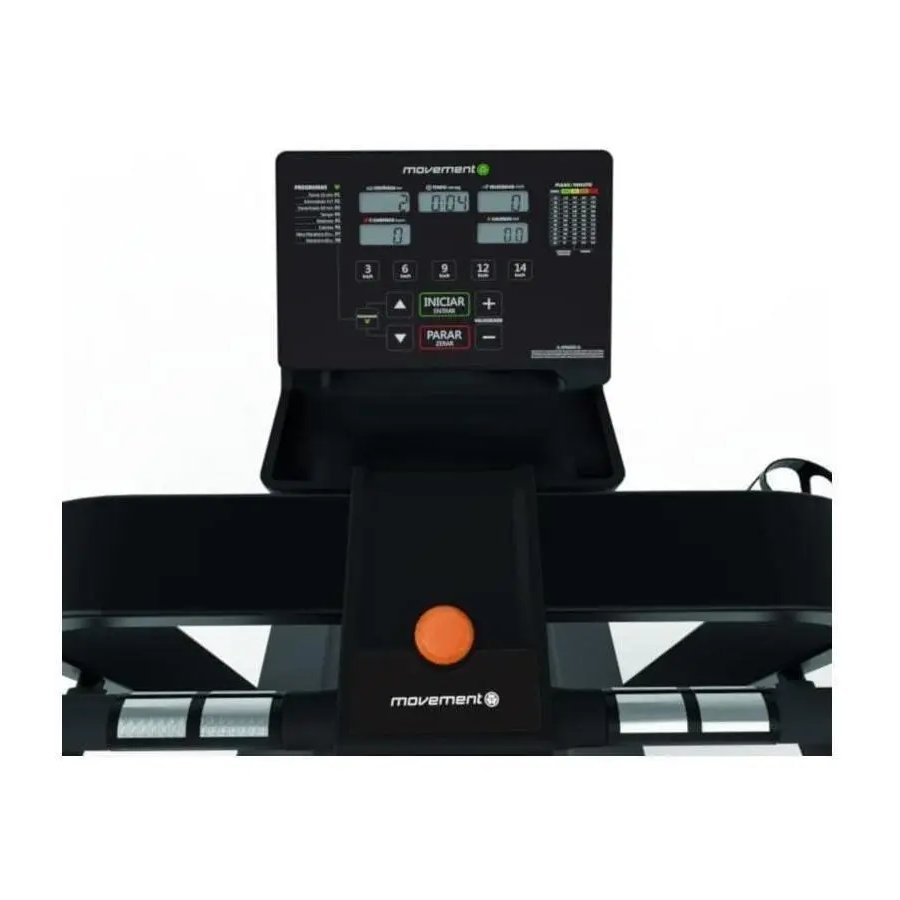 Painel de controle da esteira Movement LX150 G4