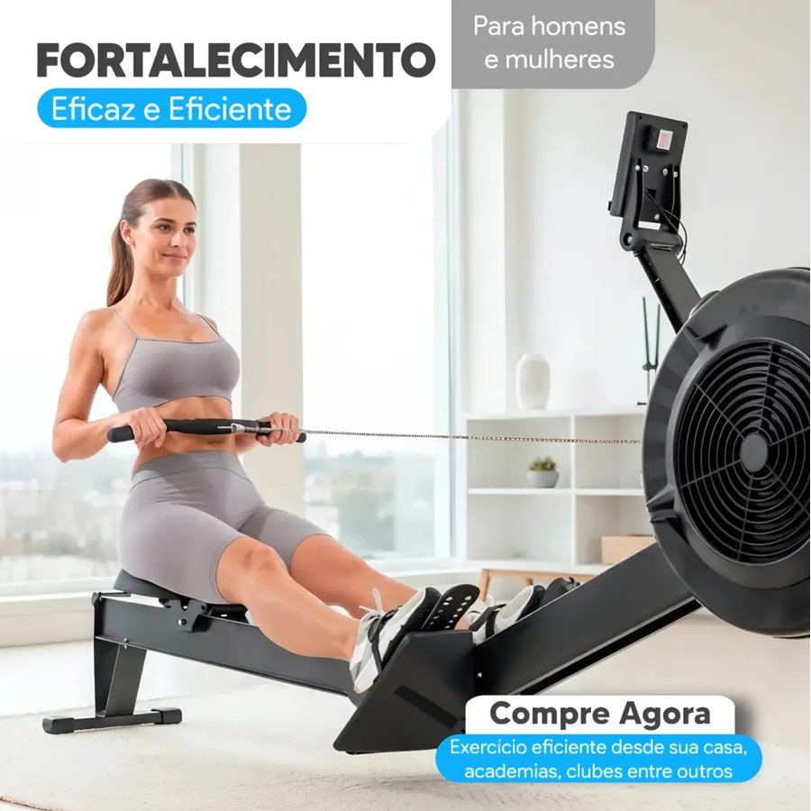 Remo indoor KNACK em uso para fortalecimento
