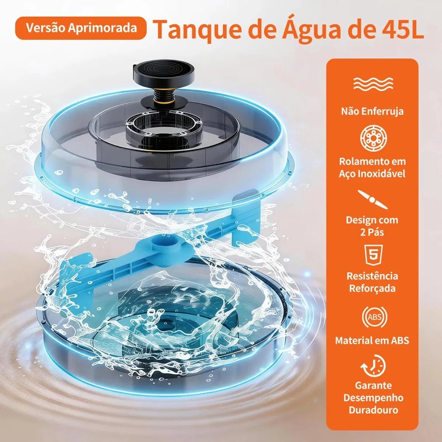 Tanque de água de 45 litros do remo indoor