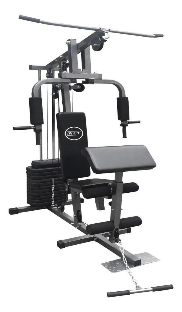 Estação de musculação WCT Fitness 80 kg vista de frente